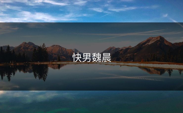 快男魏晨 快男魏晨